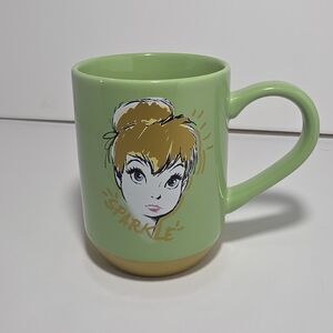 Disney Tinker Bell Sparkle Mug - Green and Yellow
